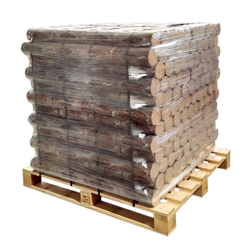 Hartholzbriketts rund XL - 100% Hartholz