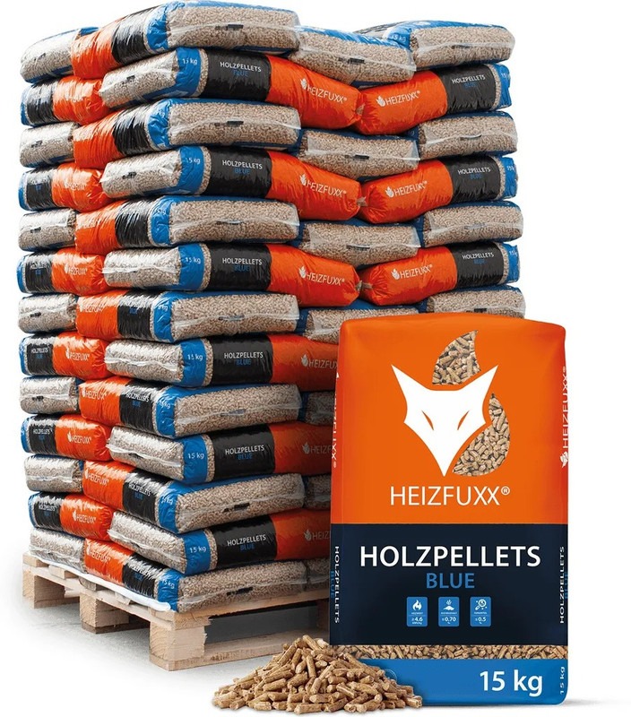 HEIZFUXX Holzpellets BLUE 975 kg ENplus A1 | Bilge Chauffage