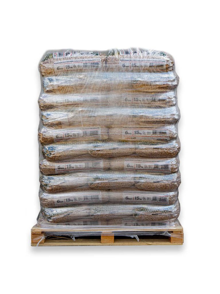 Holzpellets EN+ A1 / DIN+ vier komplette Paletten, 264 Säcke à 15 kg (