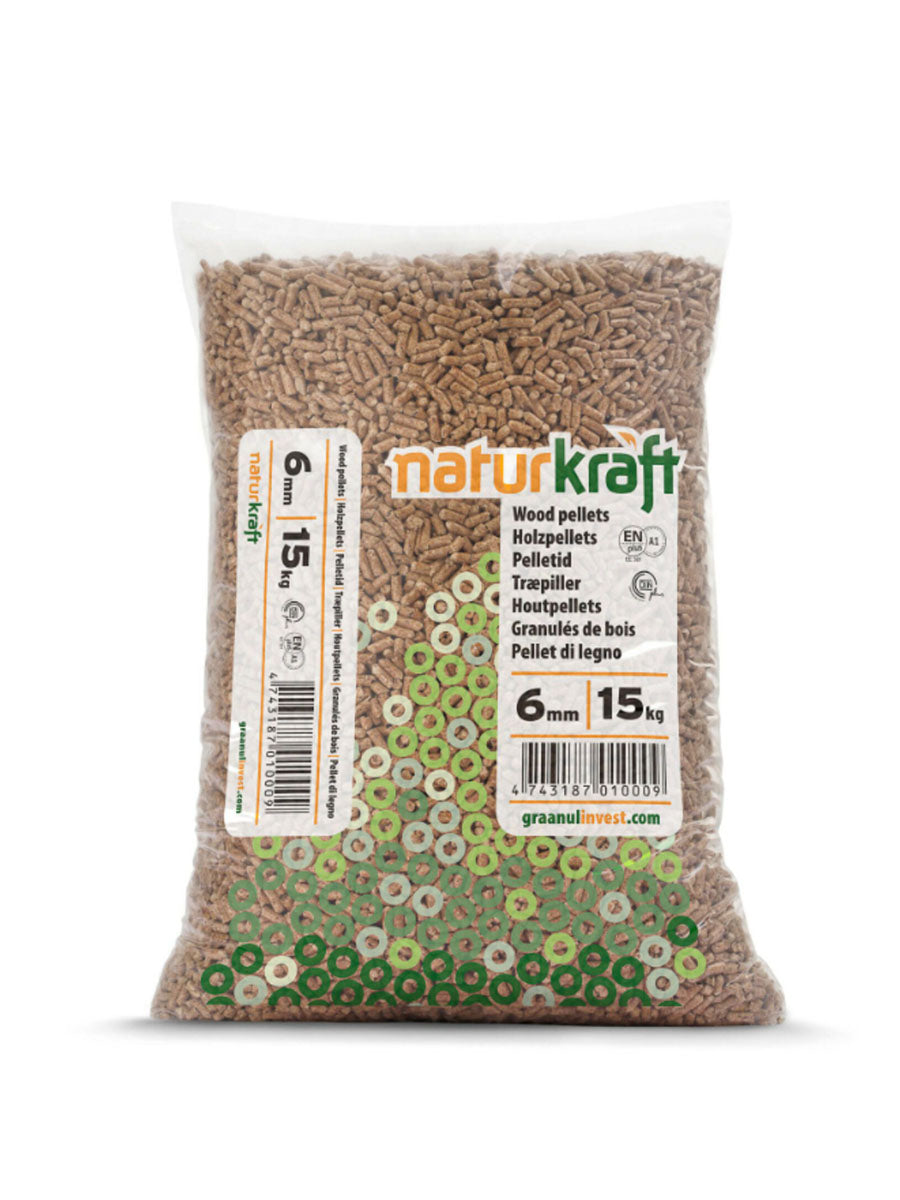 Holzpellets EN+A1 / DIN+ zwei komplette Paletten, 132 Säcke à 15 kg (1 – Image 5