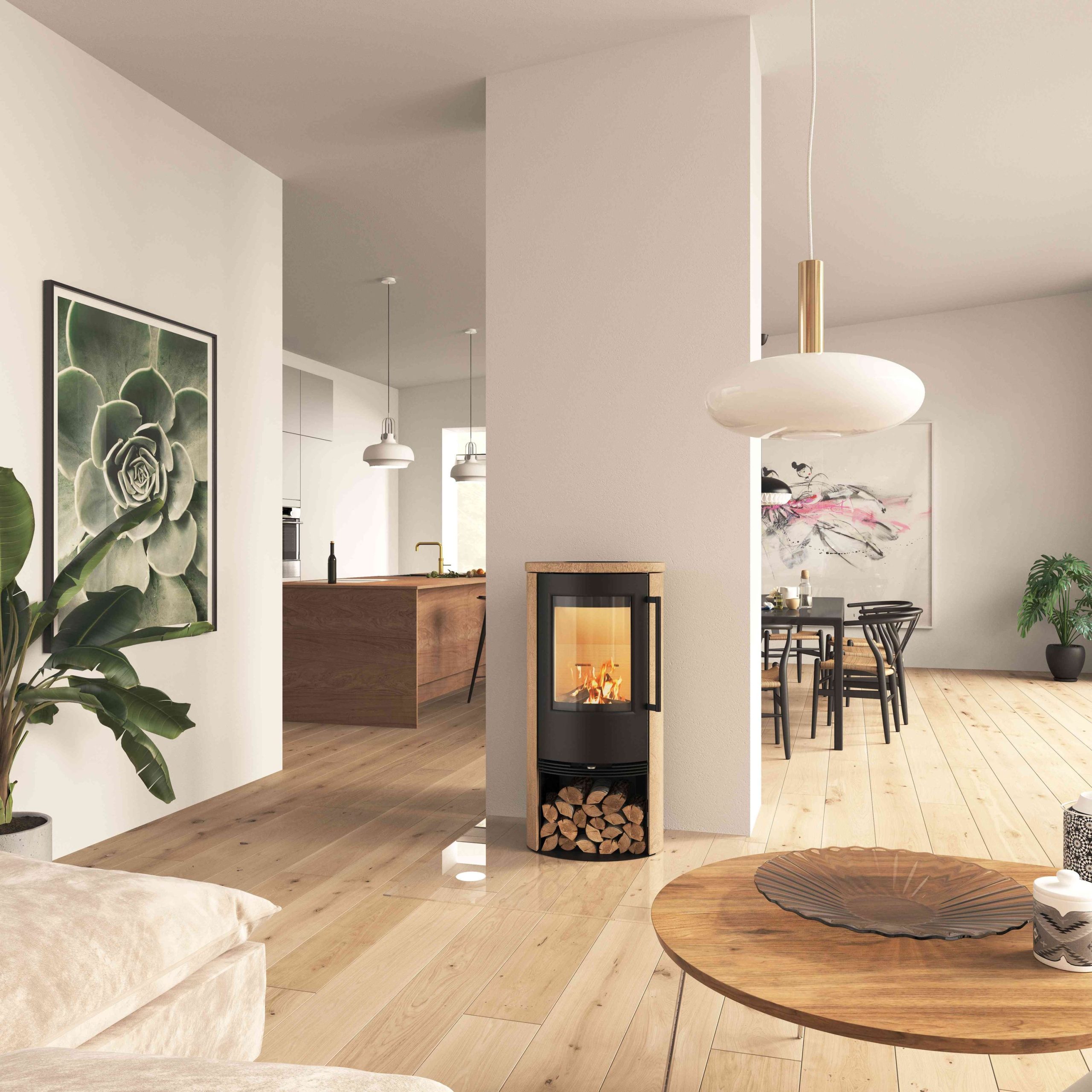 Kaminofen TermaTech TT21RS-CM Mocca, TermaStone, 5,0 kW | online bestellen | Cafiro – Image 3