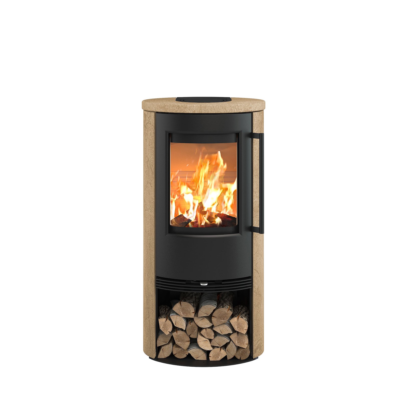 Kaminofen TermaTech TT21RS-CM Mocca, TermaStone, 5,0 kW | online bestellen | Cafiro
