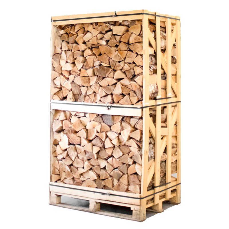 Palette kammergetrocknetes gespalten Birken Brennholz 25cm – Image 2
