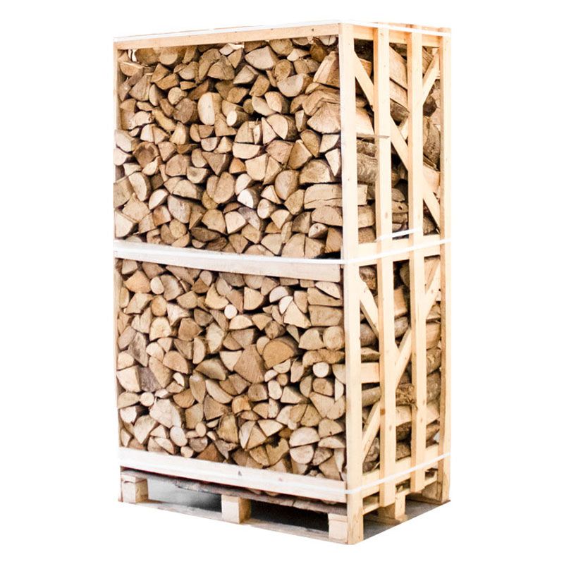 Palette kammergetrocknetes gespalten Esche Brennholz 25cm – Image 2