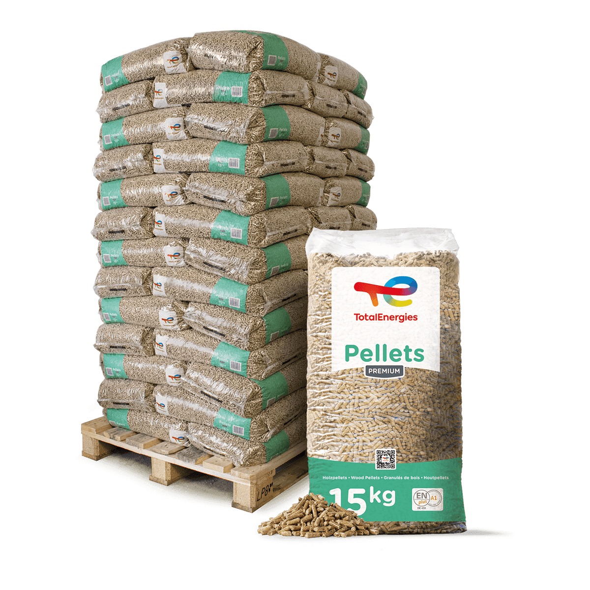 TotalEnergies Holzpellets Premium 975 kg ENplus A1 | Bilge Chauffage